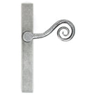Pewter Monkeytail Slimline Lever Espag. Latch - RH | From The Anvil-Espagnolette-Yester Home