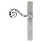 Pewter Monkeytail Slimline Lever Espag. Latch Set - LH | From The Anvil - Espagnolette - From The Anvil - Yester Home
