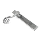 Pewter Monkeytail Slimline Lever Espag. Latch Set - LH | From The Anvil - Espagnolette - From The Anvil - Yester Home