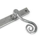 Pewter Monkeytail Slimline Lever Espag. Latch Set - LH | From The Anvil - Espagnolette - From The Anvil - Yester Home