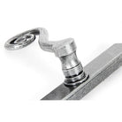 Pewter Monkeytail Slimline Lever Espag. Latch Set - LH | From The Anvil-Espagnolette-Yester Home