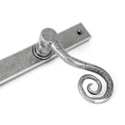 Pewter Monkeytail Slimline Lever Espag. Latch Set - LH | From The Anvil-Espagnolette-Yester Home