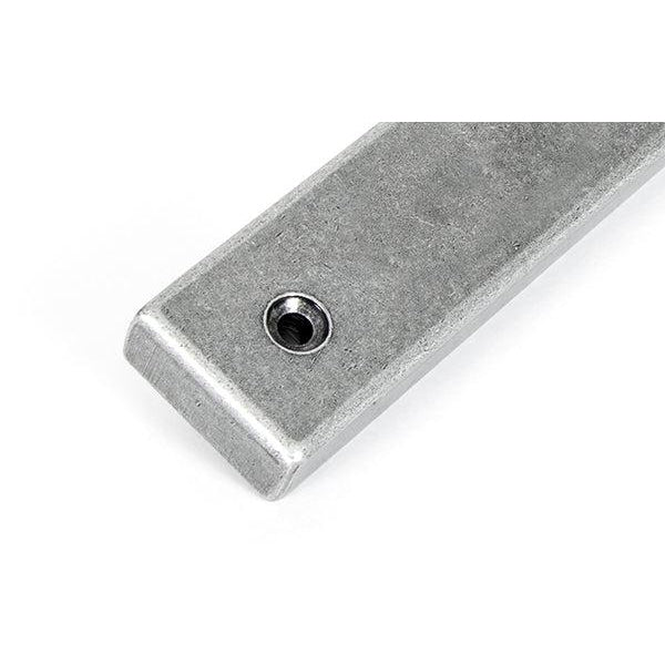 Pewter Monkeytail Slimline Lever Espag. Latch Set - LH | From The Anvil-Espagnolette-Yester Home