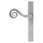 Pewter Monkeytail Slimline Lever Espag. Latch Set - LH | From The Anvil-Espagnolette-Yester Home