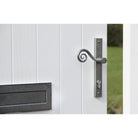 Pewter Monkeytail Slimline Lever Espag. Lock Set - LH | From The Anvil-Espagnolette-Yester Home