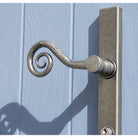 Pewter Monkeytail Slimline Lever Espag. Lock Set - LH | From The Anvil-Espagnolette-Yester Home