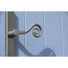 Pewter Monkeytail Slimline Lever Espag. Lock Set - RH | From The Anvil-Espagnolette-Yester Home