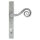 Pewter Monkeytail Slimline Lever Espag. Lock Set - RH | From The Anvil - Espagnolette - From The Anvil - Yester Home