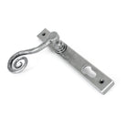 Pewter Monkeytail Slimline Lever Espag. Lock Set - RH | From The Anvil - Espagnolette - From The Anvil - Yester Home
