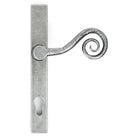 Pewter Monkeytail Slimline Lever Espag. Lock Set - RH | From The Anvil-Espagnolette-Yester Home