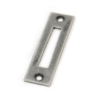 Pewter Mortice Plate | From The Anvil - Staple Pins & Plates - From The Anvil - Yester Home