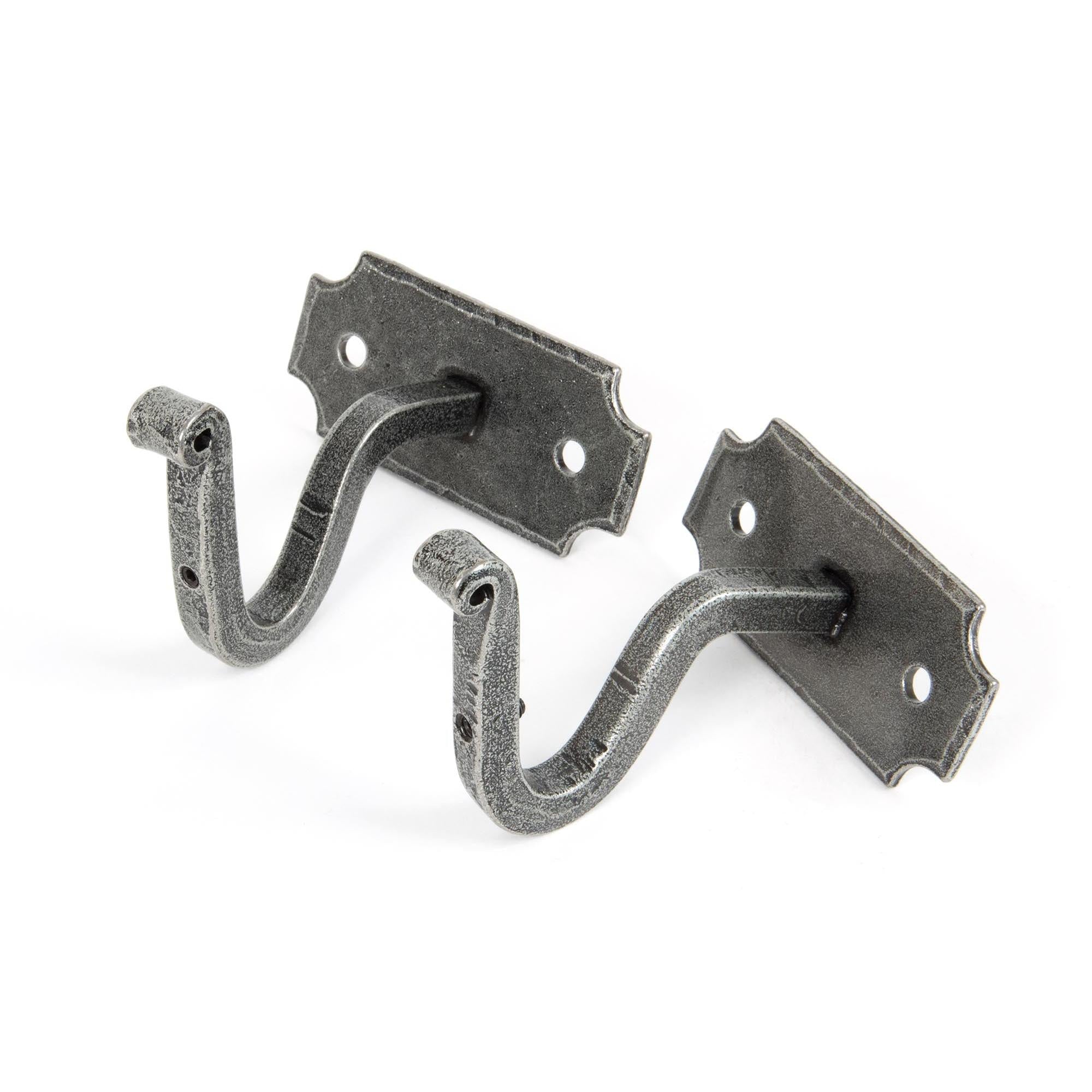 Pewter Mounting Bracket (pair) | From The Anvil - Brackets - From The Anvil - Yester Home