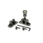 Pewter Mushroom Brighton Fastener (Radiused) - Brighton Fasteners - From The Anvil - Yester Home