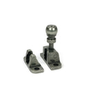 Pewter Mushroom Brighton Fastener (Radiused) - Brighton Fasteners - From The Anvil - Yester Home