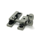 Pewter Mushroom Quadrant Fastener - Narrow - Quadrant Fasteners - From The Anvil - Yester Home