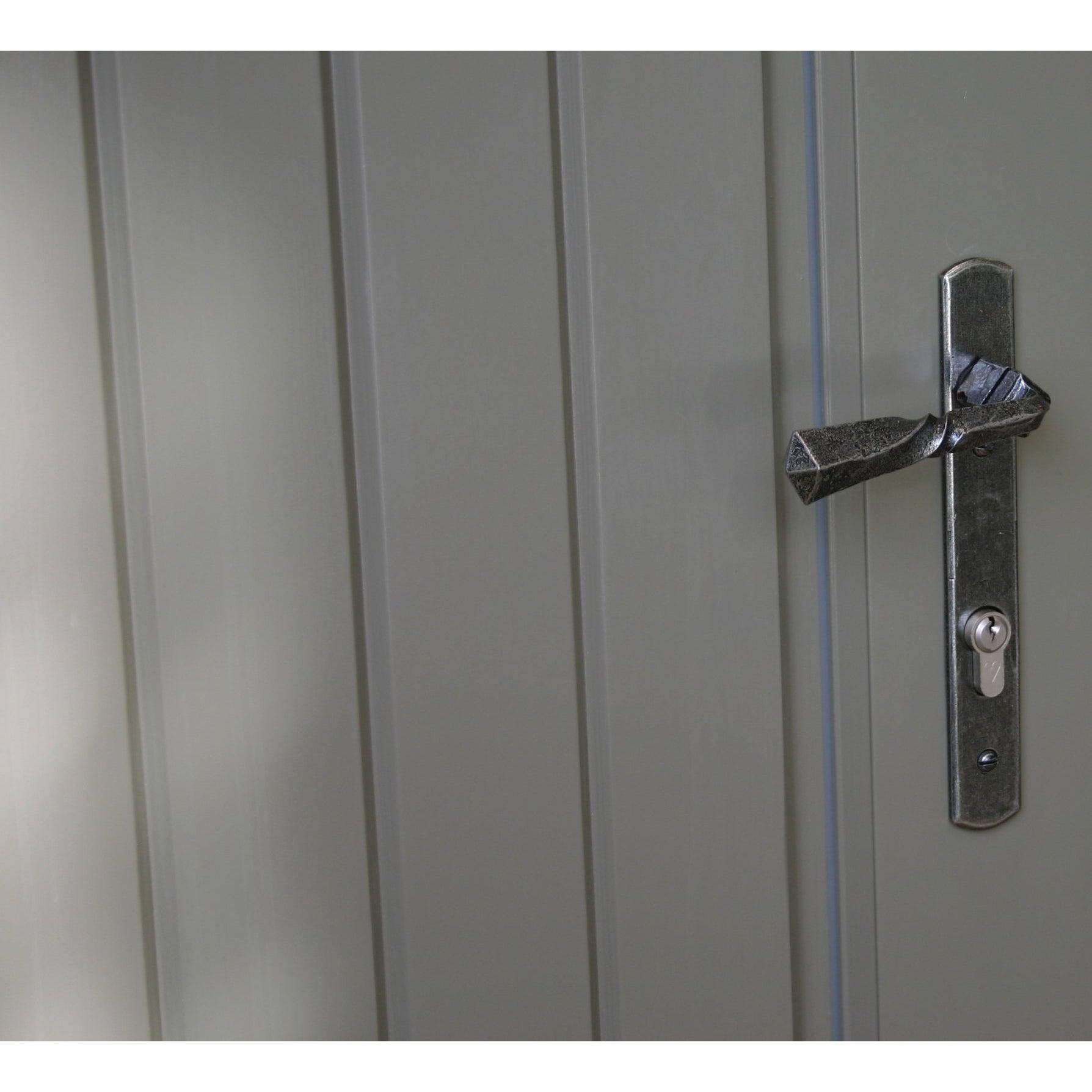 Pewter Narrow Lever Espag. Lock Set | From The Anvil-Espagnolette-Yester Home