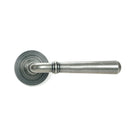 Pewter Newbury Lever on Rose Set (Beehive) | From The Anvil-Concealed-Yester Home