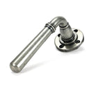 Pewter Newbury Lever on Rose Set (Beehive) | From The Anvil-Concealed-Yester Home