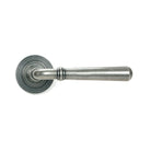 Pewter Newbury Lever on Rose Set (Beehive) - Unsprung | From The Anvil - Concealed - From The Anvil - Yester Home