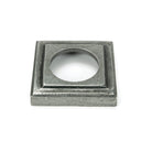 Pewter Newbury Lever on Rose Set (Square) - Unsprung | From The Anvil - Concealed - From The Anvil - Yester Home