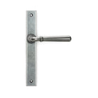 Pewter Newbury Slimline Lever Espag. Latch Set | From The Anvil - Espagnolette - From The Anvil - Yester Home