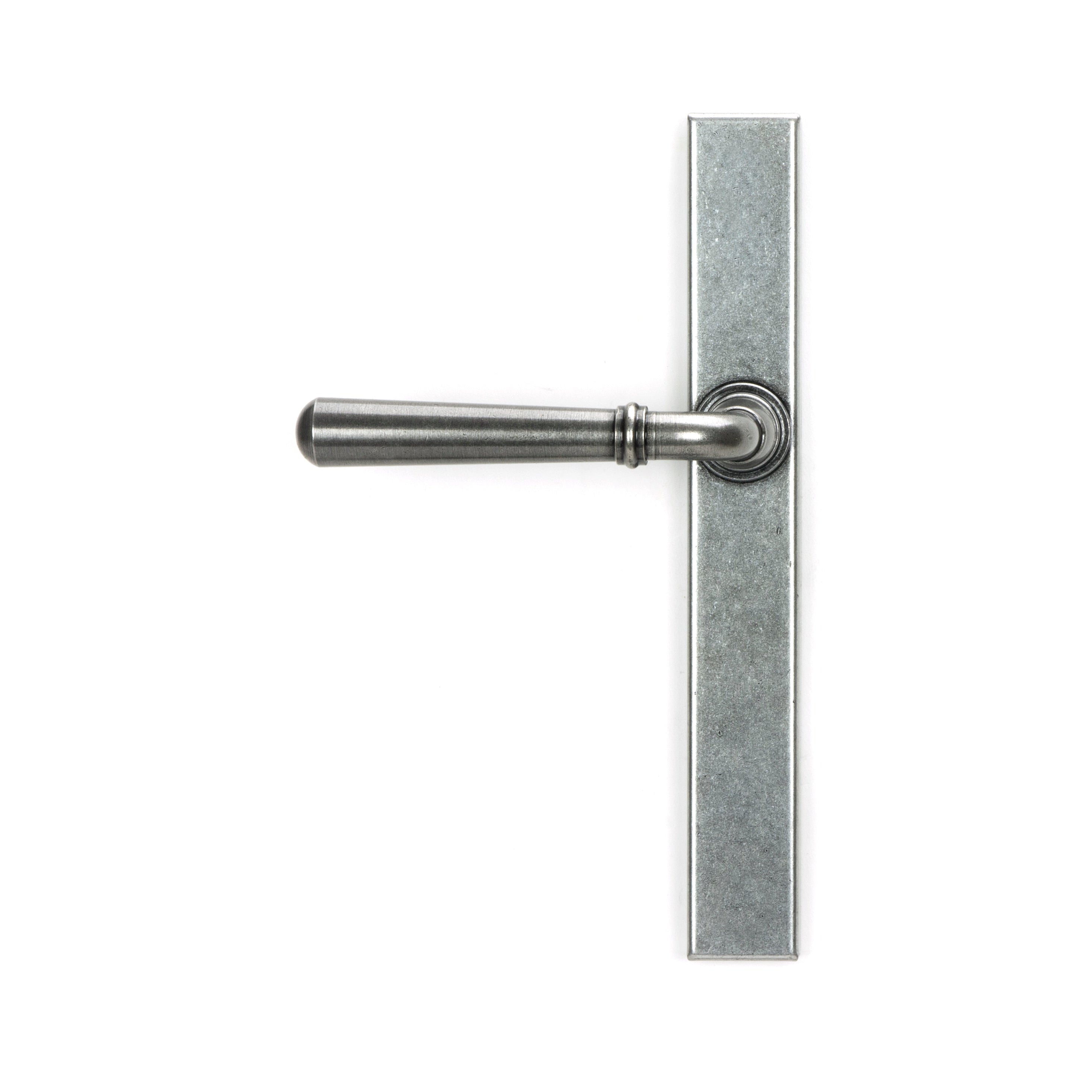 Pewter Newbury Slimline Lever Espag. Latch Set | From The Anvil-Espagnolette-Yester Home