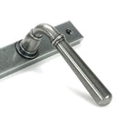 Pewter Newbury Slimline Lever Espag. Latch Set | From The Anvil-Espagnolette-Yester Home
