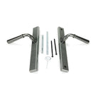 Pewter Newbury Slimline Lever Espag. Latch Set | From The Anvil-Espagnolette-Yester Home