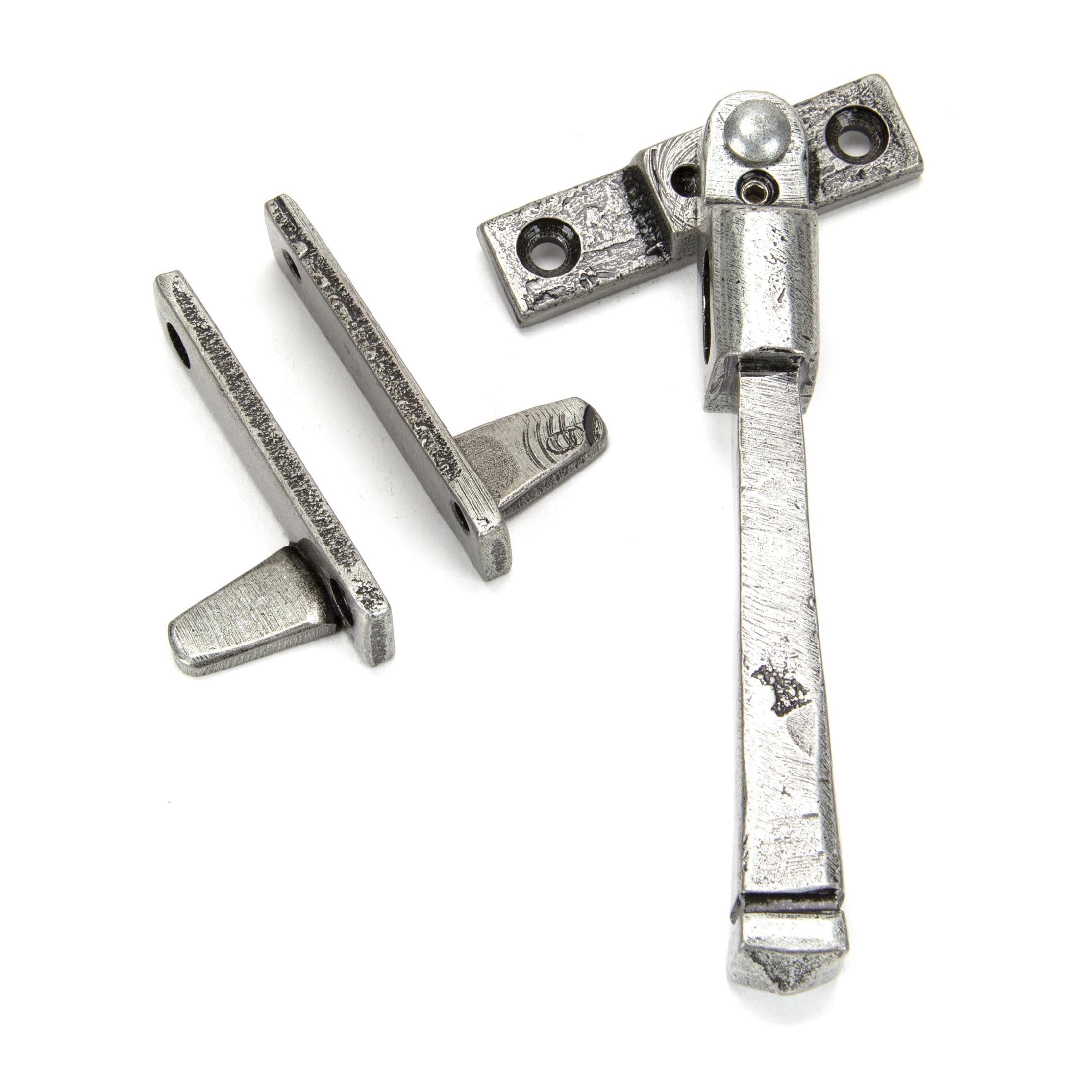 Pewter Night-Vent Locking Avon Fastener | From The Anvil - Night-Vent Fasteners - From The Anvil - Yester Home