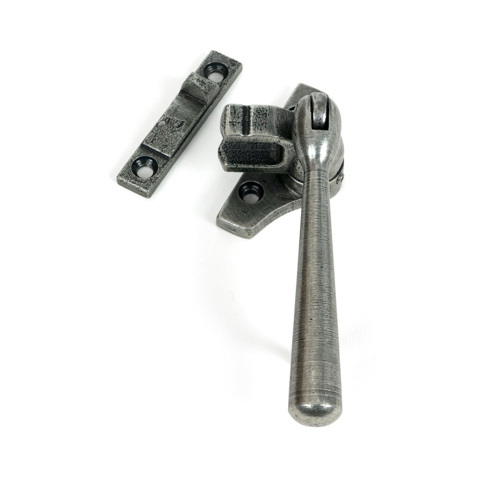Pewter Night-Vent Locking Newbury Fastener (Steel Window) - Night-Vent Fasteners - From The Anvil - Yester Home