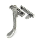Pewter Night-Vent Locking Peardrop Fastener - LH | From The Anvil - Night-Vent Fasteners - From The Anvil - Yester Home