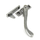 Pewter Night-Vent Locking Peardrop Fastener - RH | From The Anvil-Night-Vent Fasteners-Yester Home