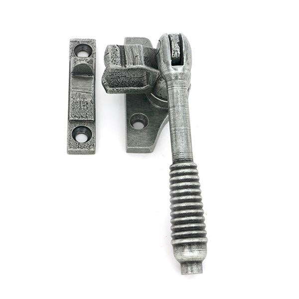 Pewter Night-Vent Locking Reeded Fastener (Steel Window) - Night-Vent Fasteners - From The Anvil - Yester Home