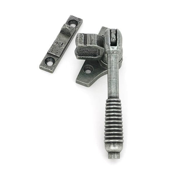 Pewter Night-Vent Locking Reeded Fastener (Steel Window) - Night-Vent Fasteners - From The Anvil - Yester Home