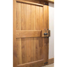 Pewter Oak Box Lock & Octagonal Knob Set | From The Anvil-Rim Locks & Latches-Yester Home