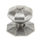 Pewter Octagonal Centre Door Knob | From The Anvil - Centre Door Knobs - From The Anvil - Yester Home