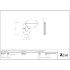 Pewter Oval Escutcheon & Cover | From The Anvil - Escutcheons - From The Anvil - Yester Home