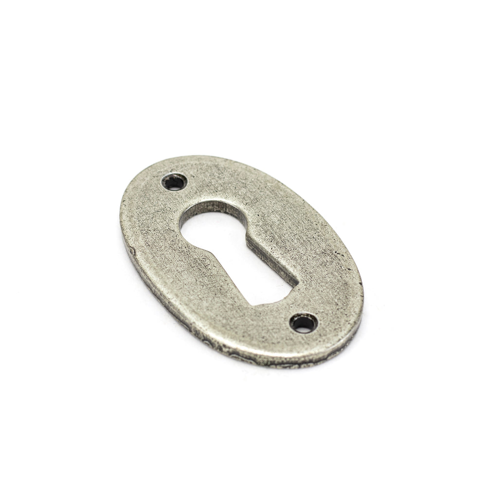 Pewter Oval Escutcheon | From The Anvil