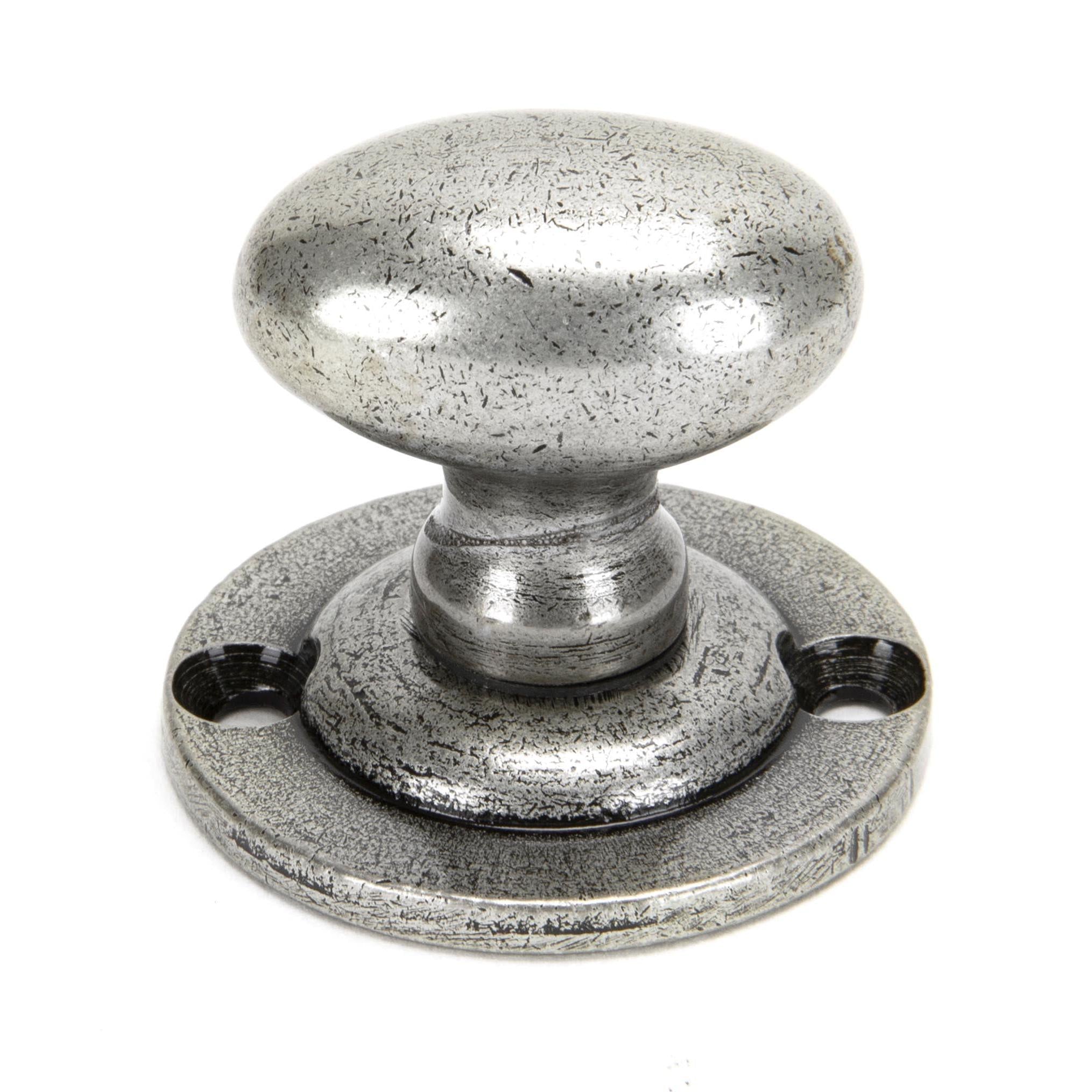 Pewter Oval Rack Bolt | From The Anvil - Bolts - From The Anvil - Yester Home