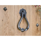 Pewter Pear Shaped Door Knocker | From The Anvil-Surface Fixed Door Knockers-Yester Home