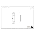 Pewter Penny End Screw on Staple | From The Anvil - Staple Pins & Plates - From The Anvil - Yester Home