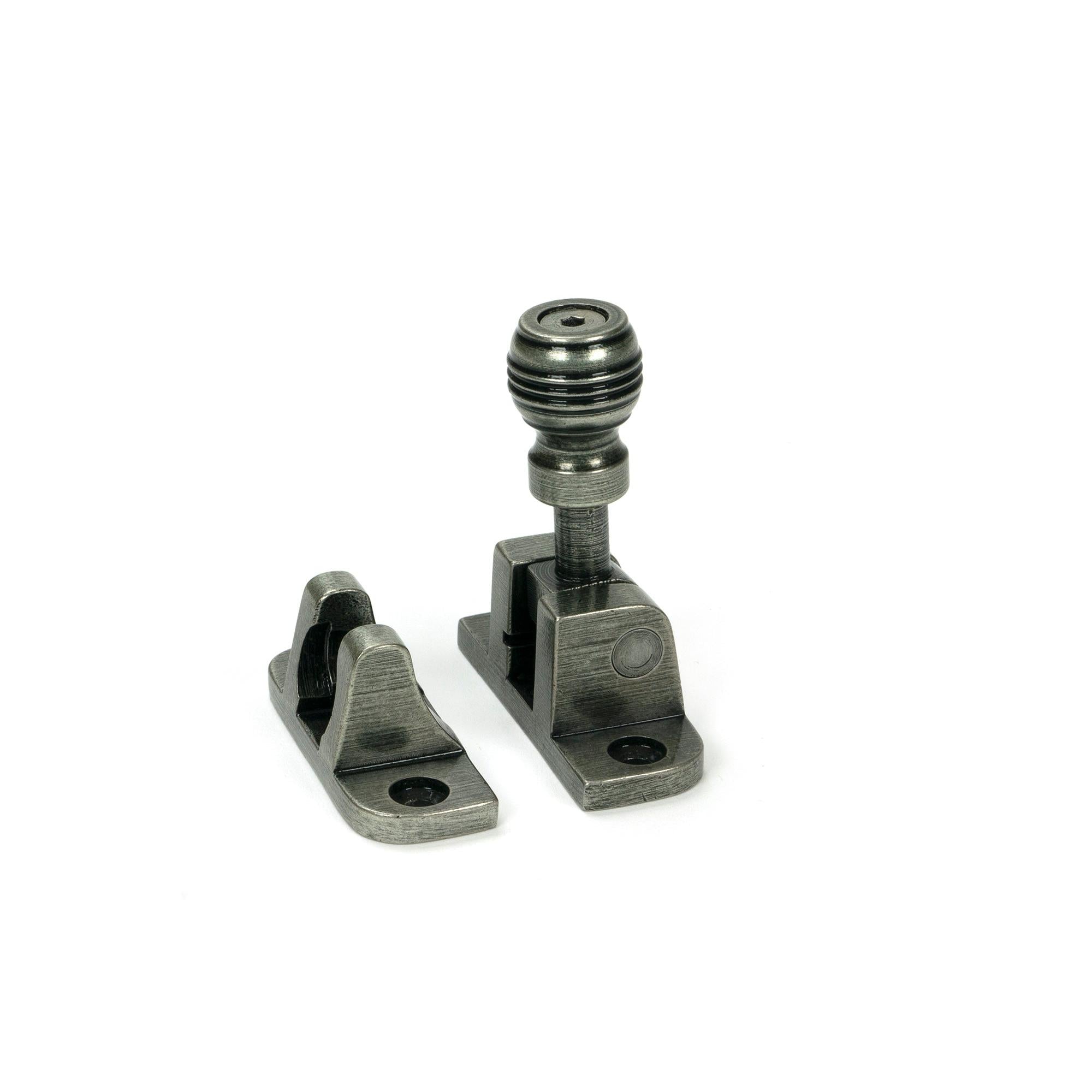 Pewter Prestbury Brighton Fastener (Radiused) - Brighton Fasteners - From The Anvil - Yester Home