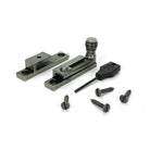 Pewter Prestbury Quadrant Fastener - Narrow - Quadrant Fasteners - From The Anvil - Yester Home
