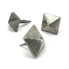 Pewter Pyramid Door Stud - Medium | From The Anvil-Door Studs-Yester Home
