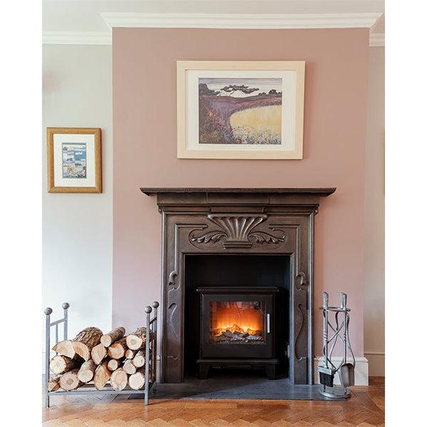 Pewter Rectangular Log Holder | From The Anvil-Log Holders-Yester Home