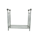 Pewter Rectangular Log Holder | From The Anvil - Log Holders - From The Anvil - Yester Home