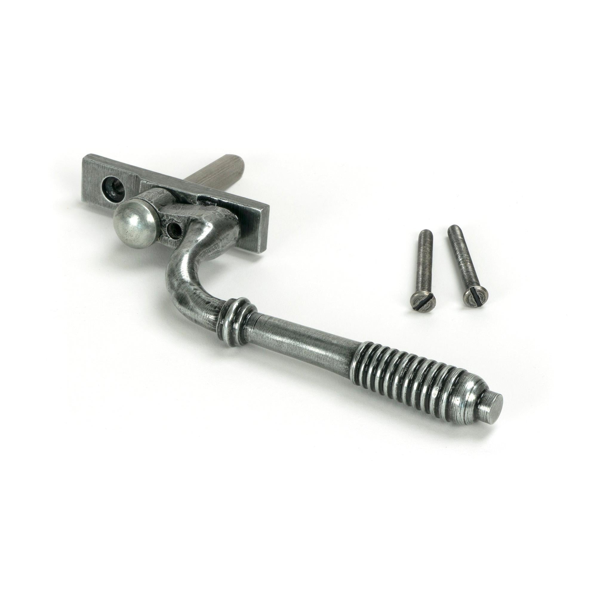 Pewter Reeded Espag - LH - Espag. Fasteners - From The Anvil - Yester Home