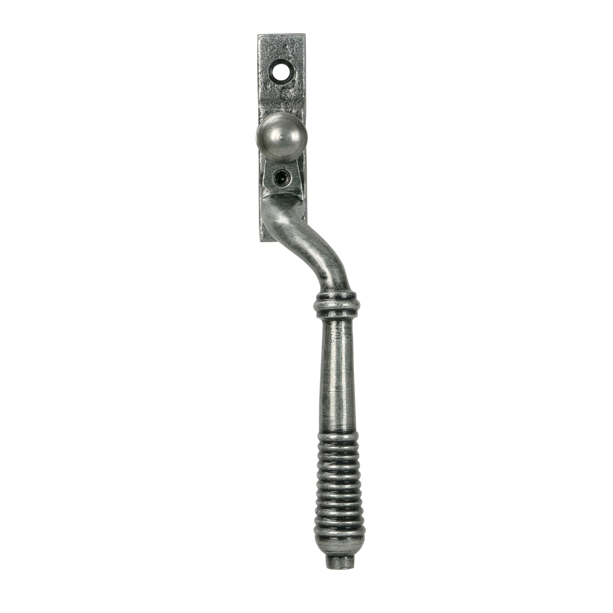 Pewter Reeded Espag - RH - Espag. Fasteners - From The Anvil - Yester Home