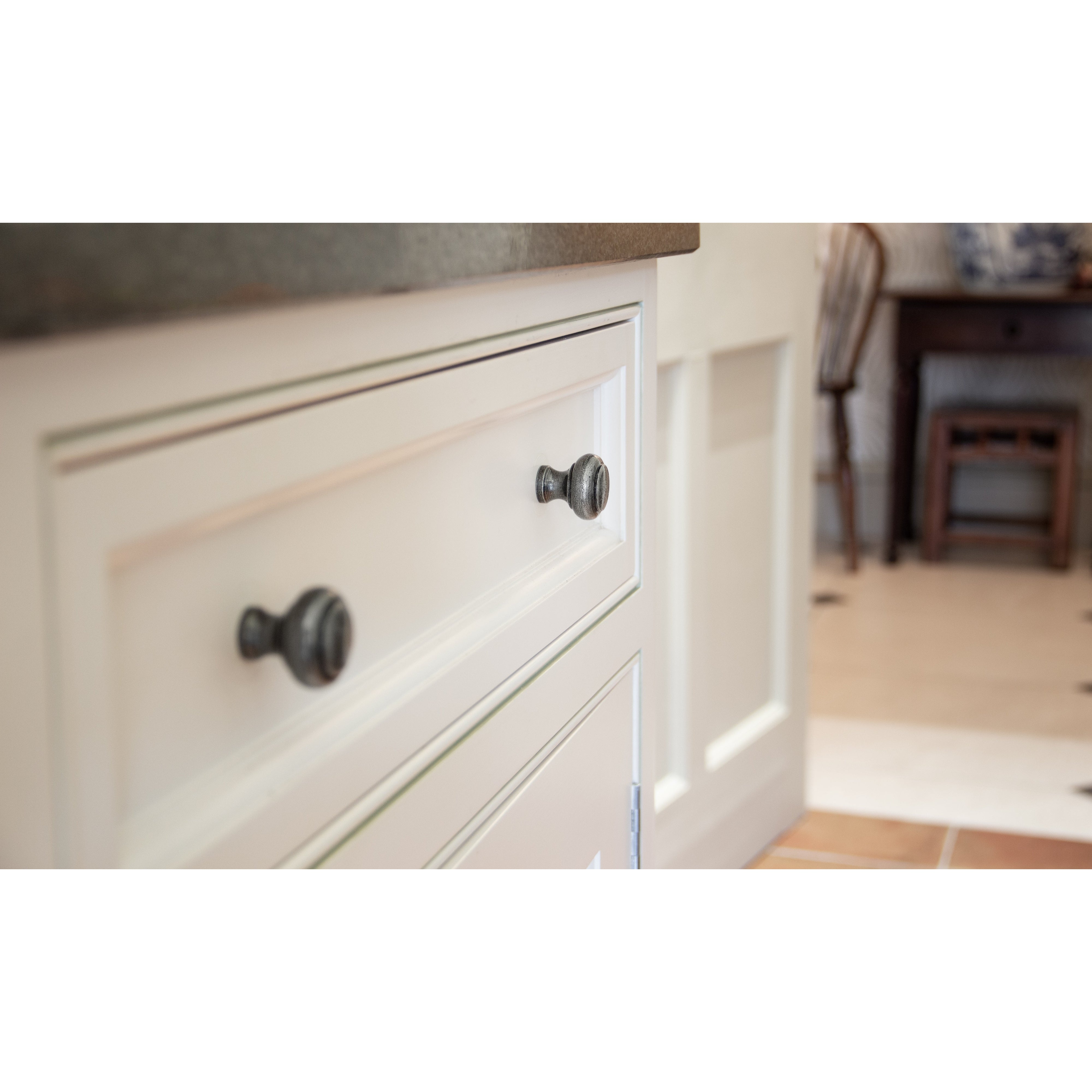 Pewter Regency Cabinet Knob - Small | From The Anvil-Cabinet Knobs-Yester Home