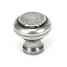 Pewter Regency Cabinet Knob - Small | From The Anvil - Cabinet Knobs - From The Anvil - Yester Home